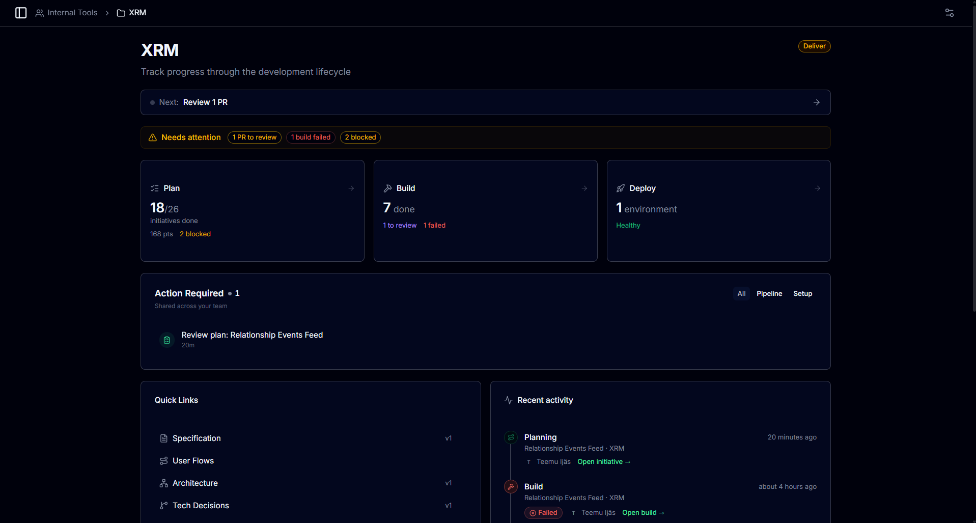project-dashboard-dark